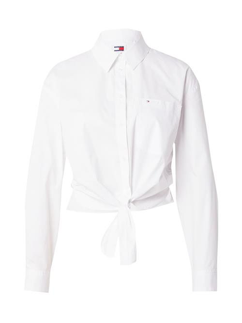 TOMMY HILFIGER Bluse  rød / hvid