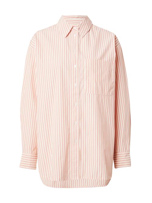 TOPSHOP Bluse  pastelrød / lys rød / hvid