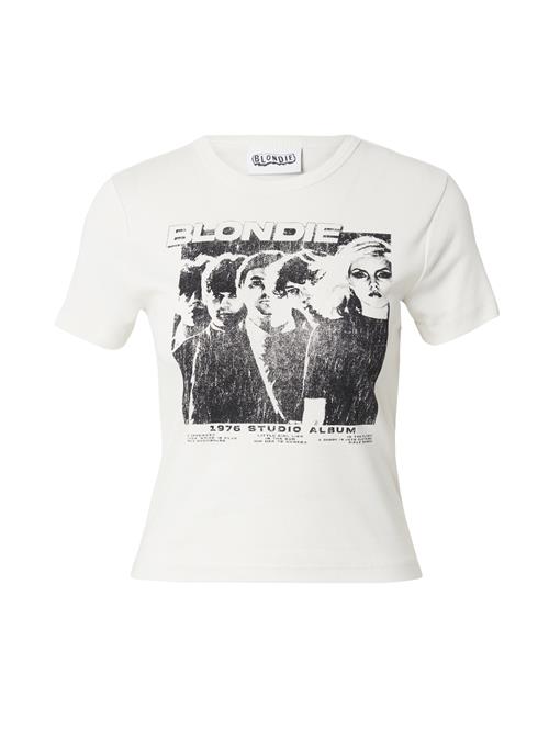 TOPSHOP Shirts 'Graphic License Blondie Baby'  ecru / sort