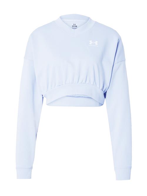 Se UNDER ARMOUR Funktionsbluse 'Rival'  pastellilla / hvid ved About You