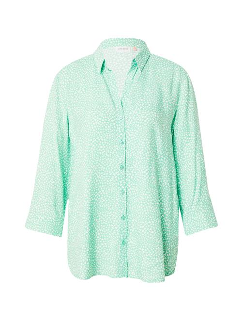 GERRY WEBER Bluse  lysegrøn / hvid