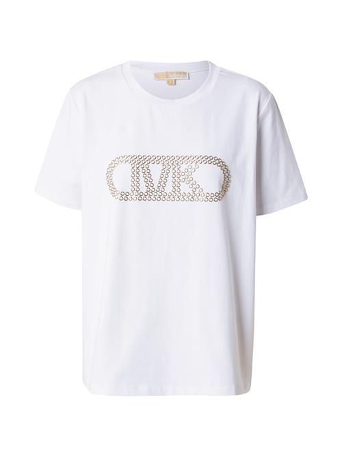 Se MICHAEL Michael Kors Shirts 'EMPIRE CLSSIC'  guld / hvid ved About You