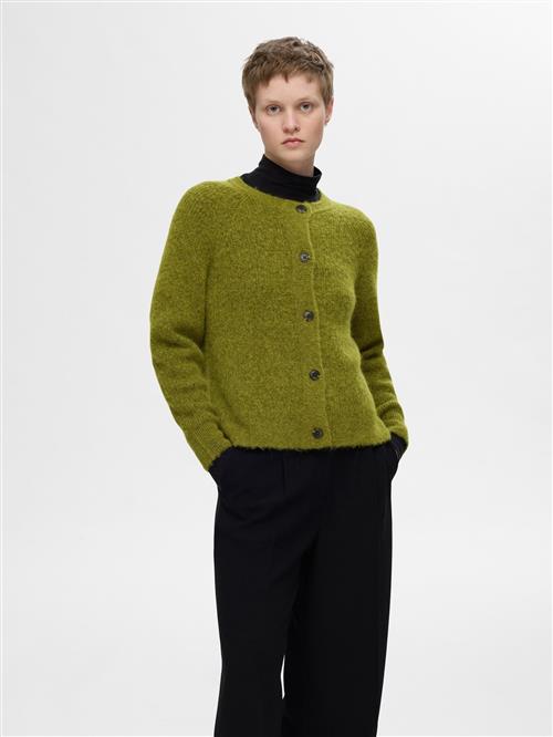 SELECTED FEMME Cardigan  grøn-meleret