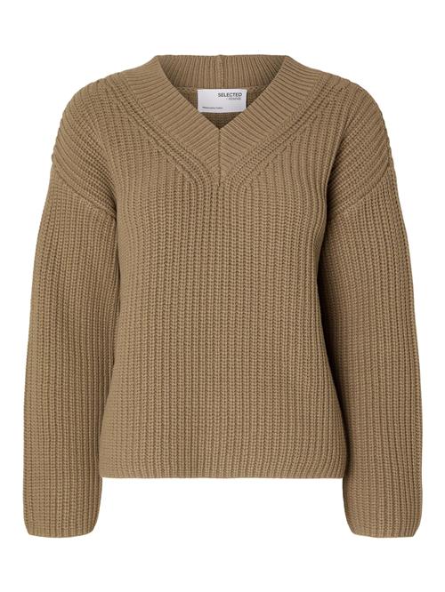 Se SELECTED FEMME Pullover 'Selma'  sepia ved About You