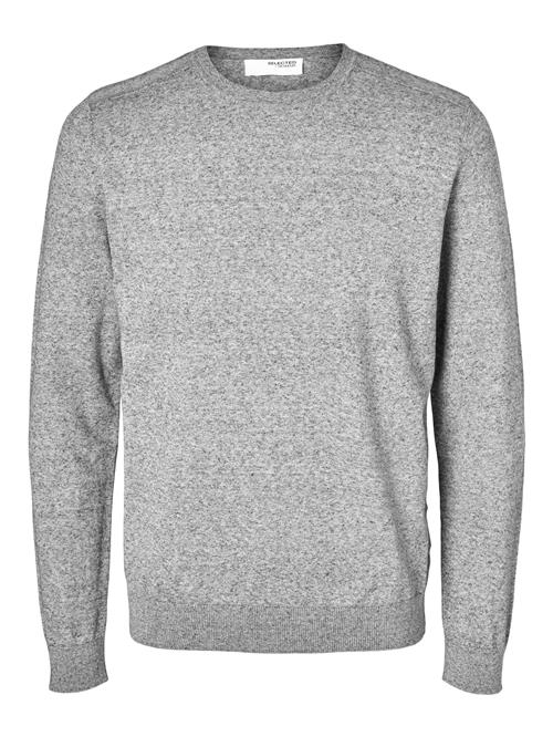 SELECTED HOMME Pullover 'SLHBerg'  grå-meleret