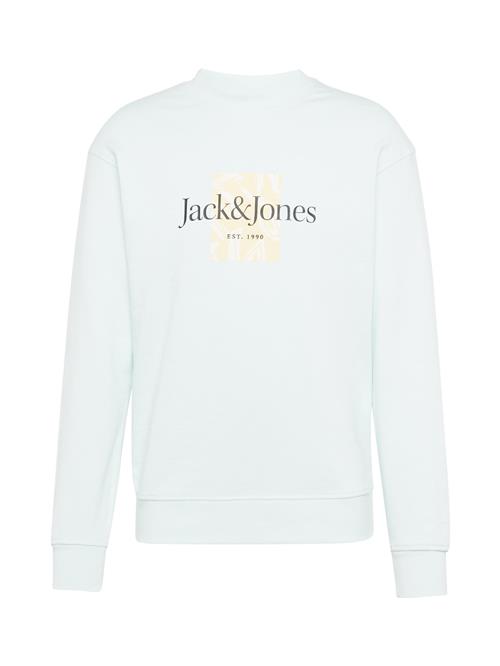 JACK & JONES Sweatshirt 'Lafayette'  chamois / natblå / pastelblå / hvid