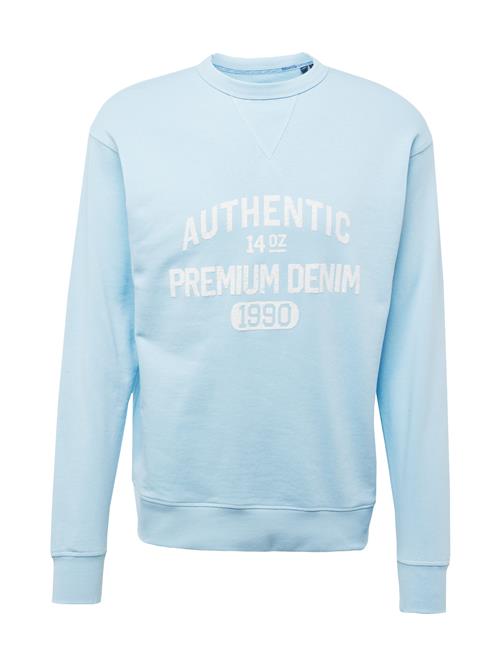 Se JACK & JONES Sweatshirt 'VAHN'  lyseblå / hvid ved About You