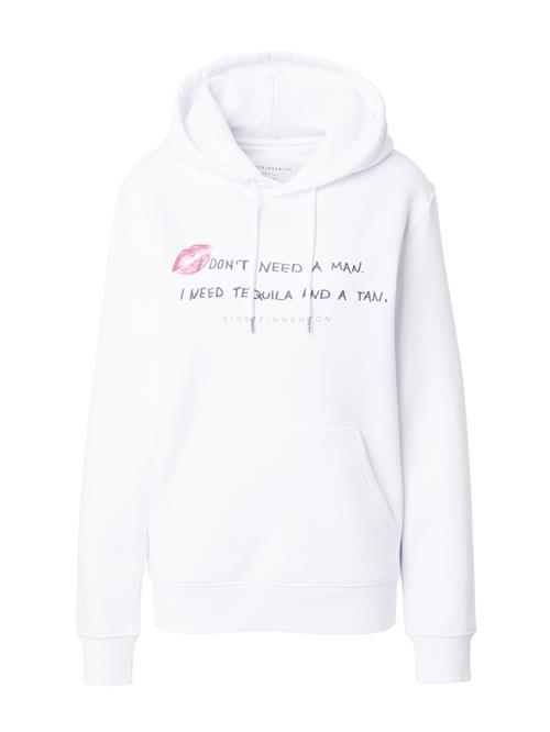 Se EINSTEIN & NEWTON Sweatshirt 'Tan Tequila'  lys pink / sort / hvid ved About You