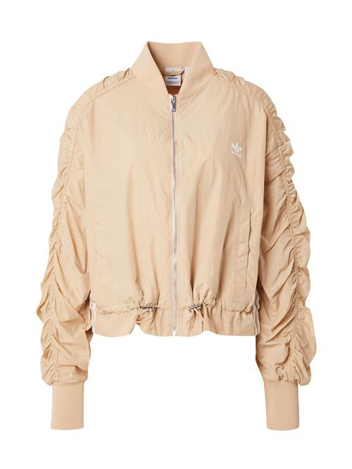 ADIDAS ORIGINALS Overgangsjakke  sand / hvid