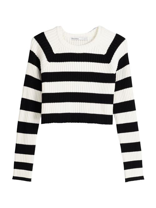 Se Bershka Pullover  sort / hvid ved About You