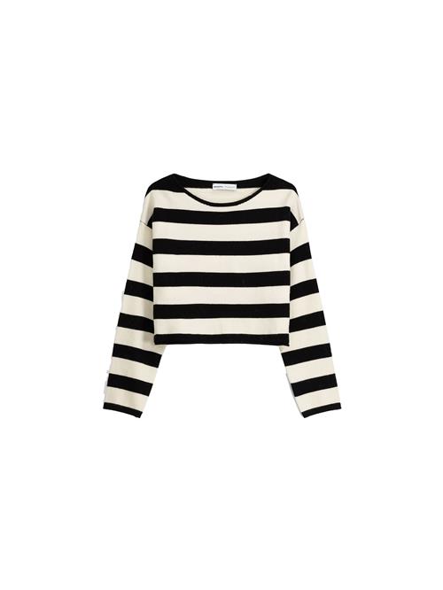 Bershka Pullover  sort / hvid