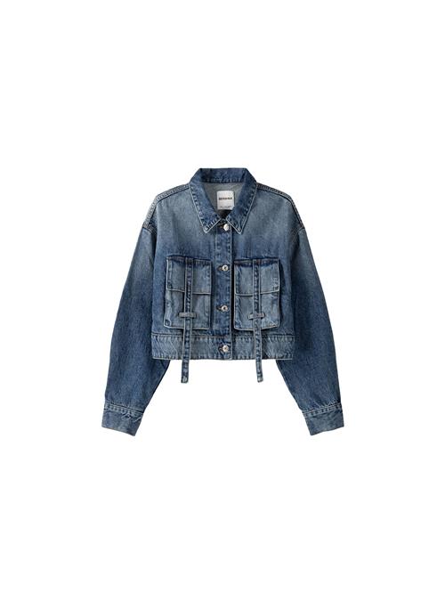 Bershka Overgangsjakke  blue denim