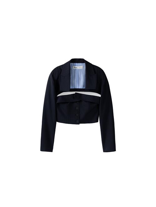 Bershka Blazer  navy / hvid