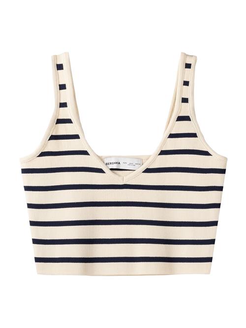 Bershka Overdel  lysebeige / navy