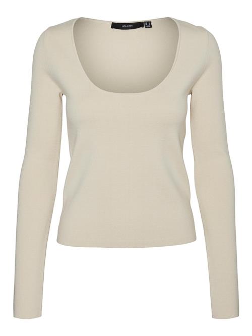 Se VERO MODA Pullover 'MATHILDE'  greige ved About You