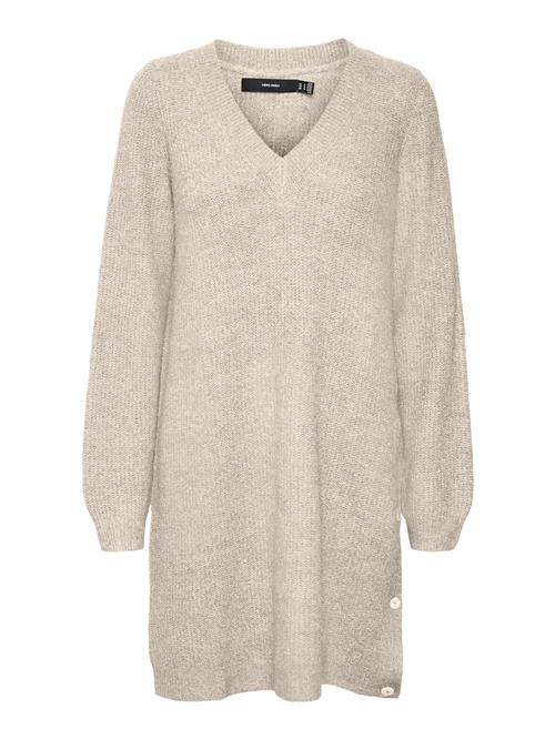 VERO MODA Strikkjole 'Tini'  beige-meleret