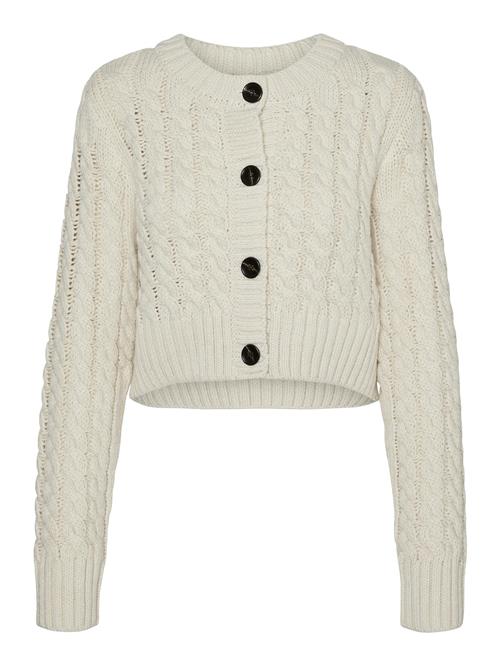 Se VERO MODA Cardigan 'MITZI'  creme ved About You