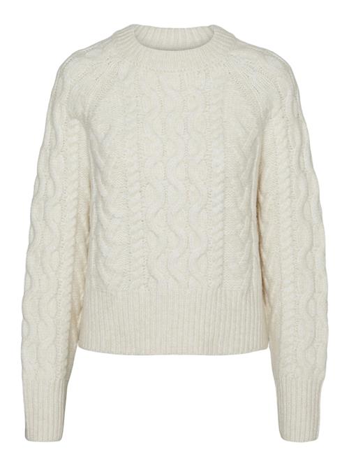 Se VERO MODA Pullover 'Birgitte'  ecru ved About You