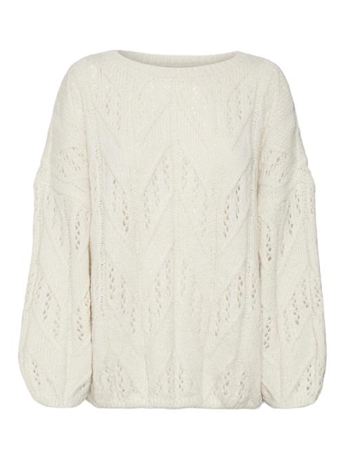 Se VERO MODA Pullover 'BLUEBERRY'  creme ved About You