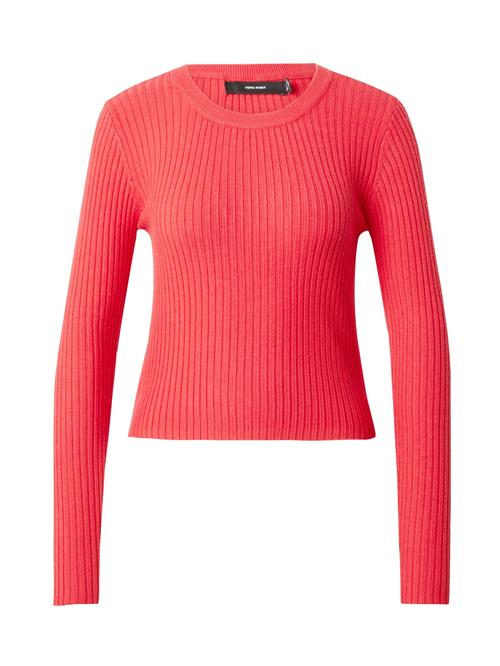 VERO MODA Pullover 'LUCKY'  brandrød