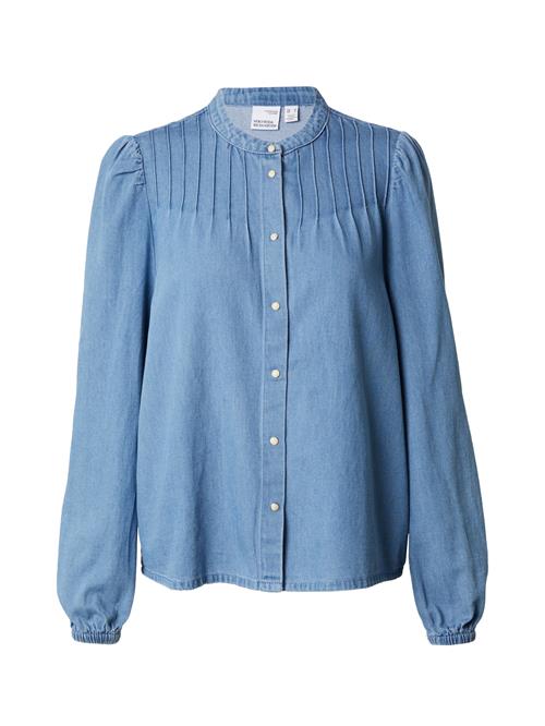 Se VERO MODA Bluse 'VMPaisley'  blue denim ved About You