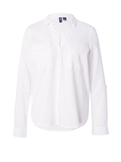 VERO MODA Bluse 'LINN BUMPY'  hvid