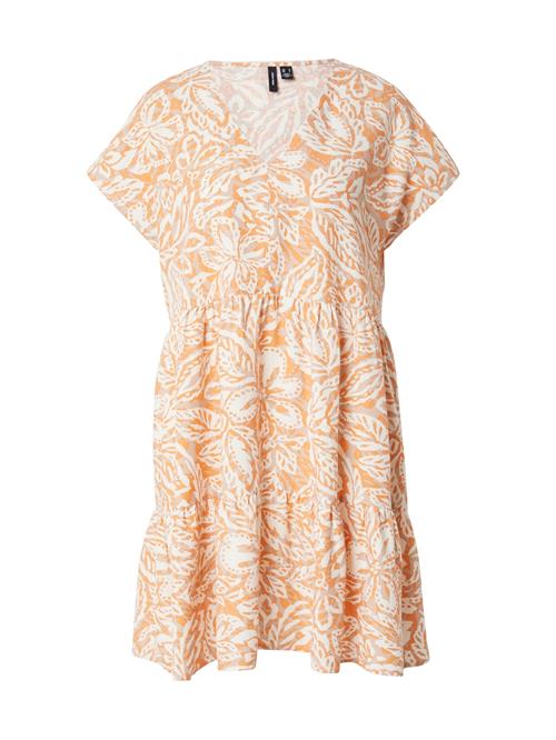 VERO MODA Sommerkjole 'NETHE'  beige / mørkebeige / orange