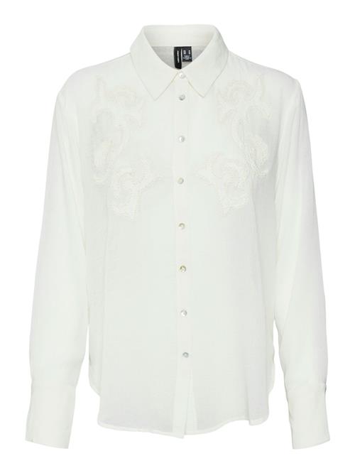 VERO MODA Bluse 'Vmpearl'  creme