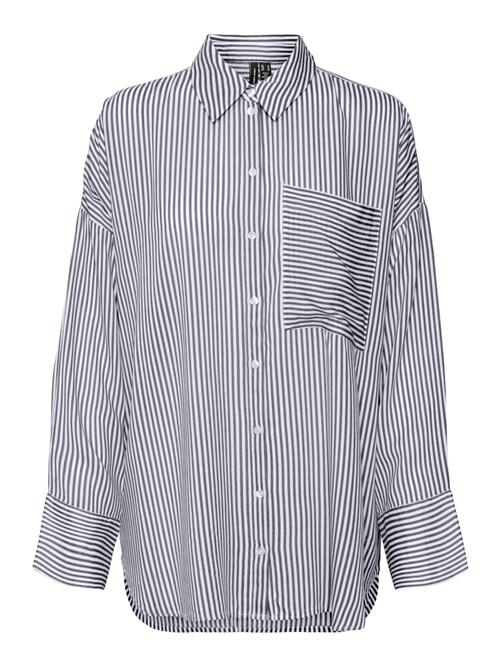 VERO MODA Bluse 'VMBUMPY'  sort / hvid