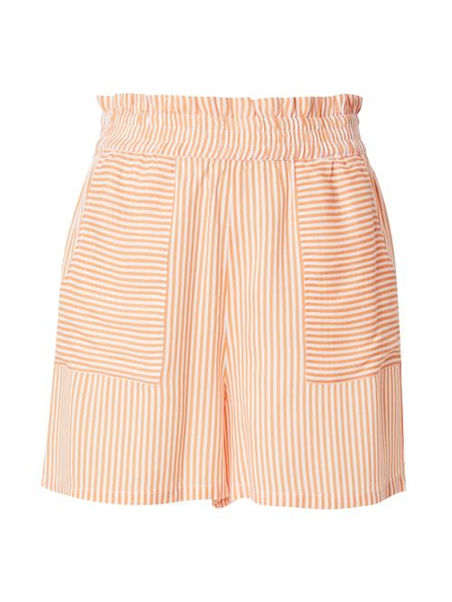 VERO MODA Bukser 'VMBUMPY'  orange / hvid