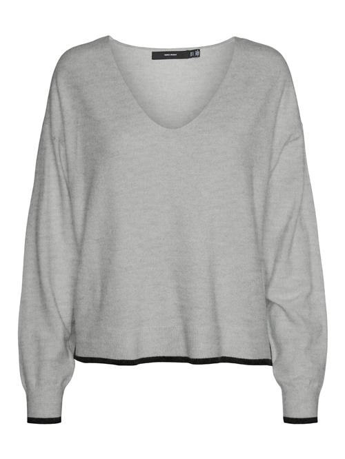 VERO MODA Pullover 'VMBREEZE'  grå-meleret / sort