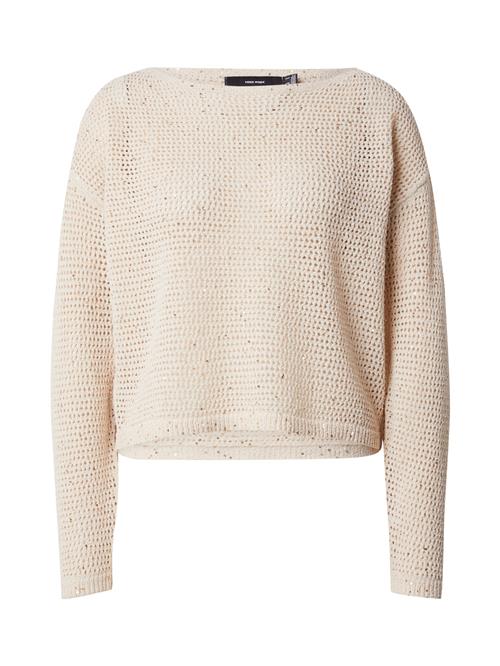 Se VERO MODA Pullover  creme ved About You