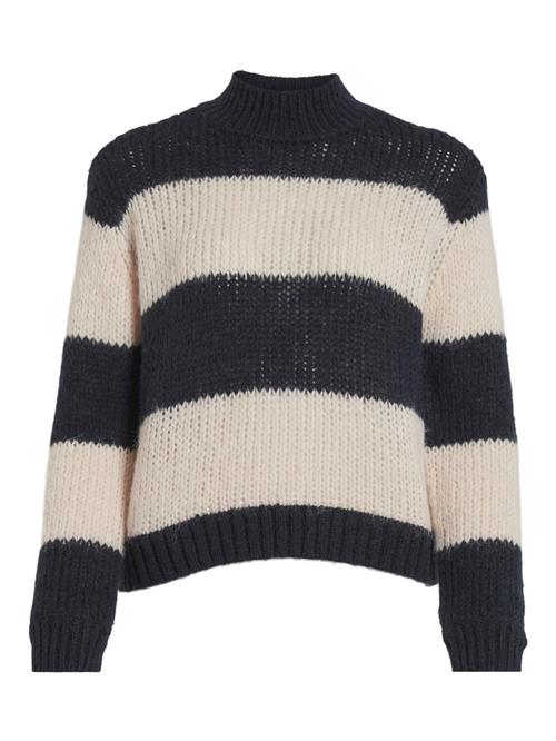 Se VILA Pullover 'Bailey'  creme / navy ved About You