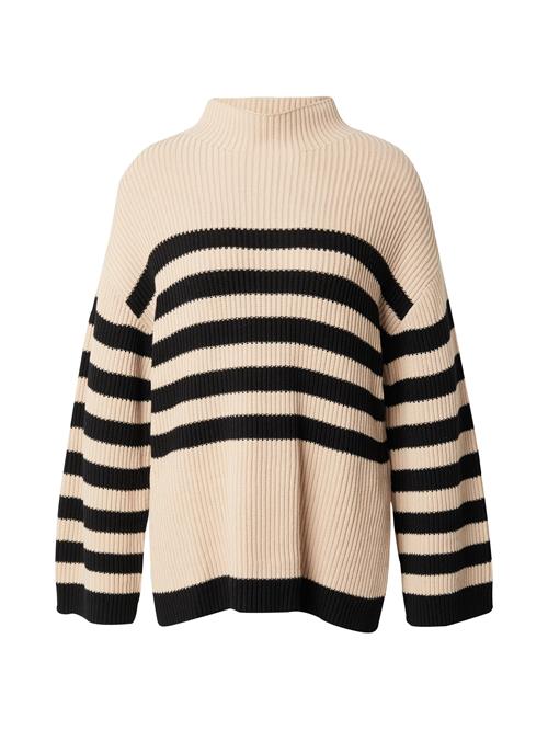 Se VILA Pullover 'Ching'  beige / sort ved About You