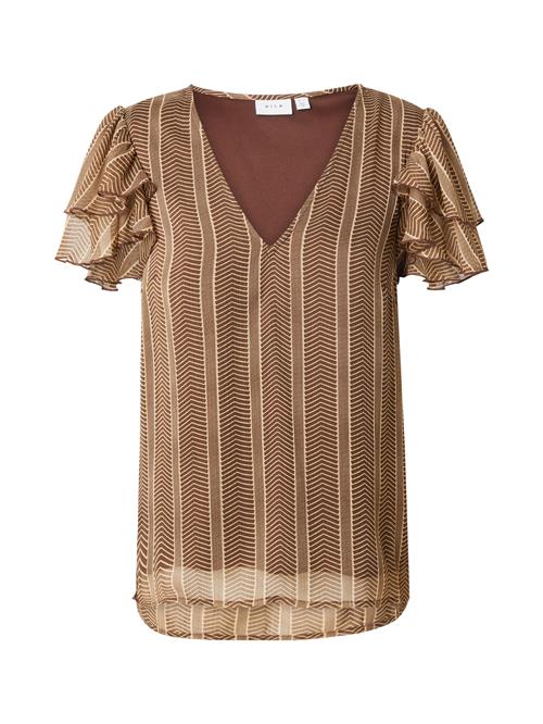 Se VILA Bluse 'NORA'  beige / brun ved About You