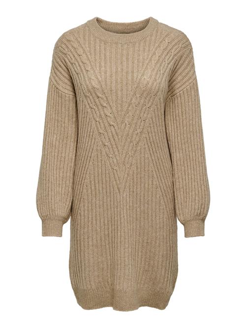 ONLY Strikkjole 'Allie'  beige-meleret