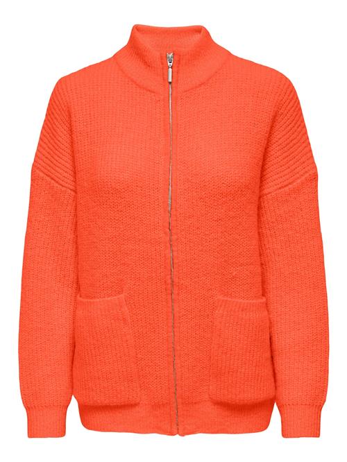 ONLY Cardigan 'KAJA'  orangerød