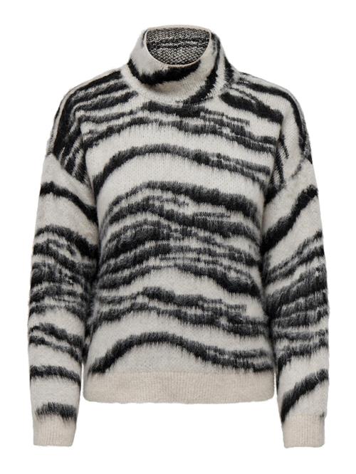 ONLY Pullover 'Wild'  ecru / sort