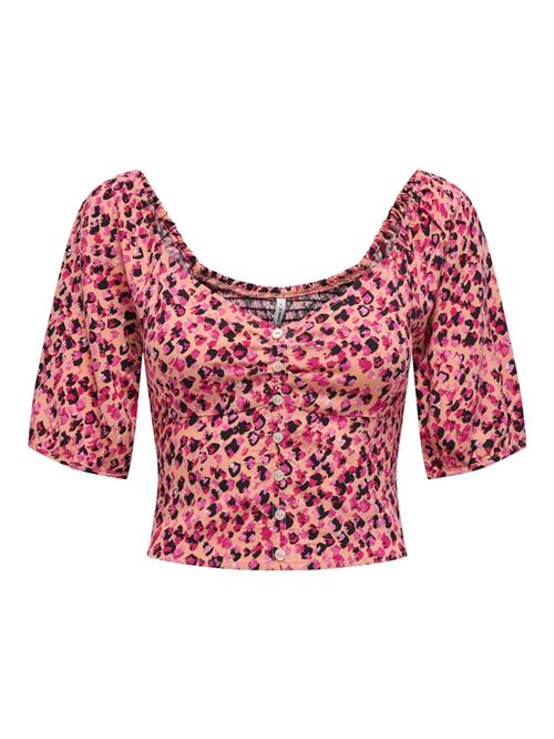 ONLY Bluse 'NOVA'  orange / pink / sort