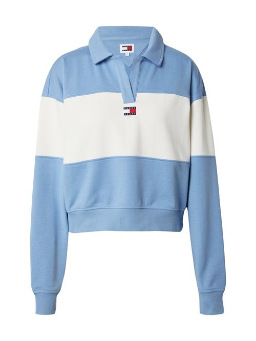 Se Tommy Jeans Sweatshirt  lyseblå / hvid ved About You