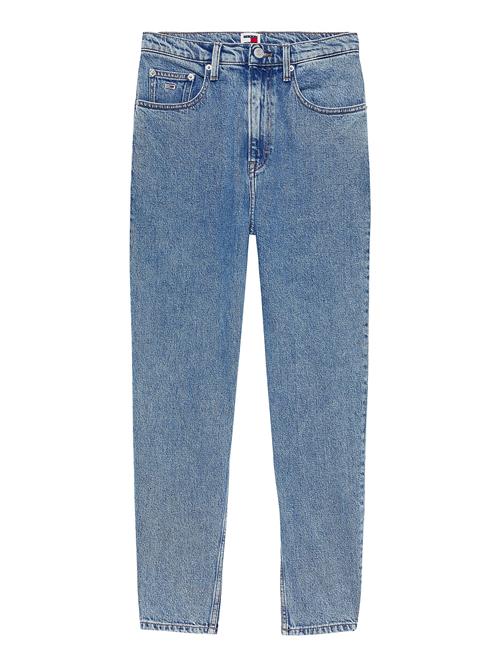 Tommy Jeans Jeans 'MOM JeansS'  navy / blue denim / rød / hvid