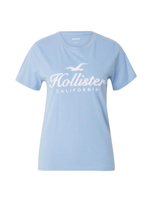 HOLLISTER Shirts  lyseblå / hvid