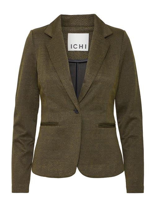 ICHI Blazer 'Kate'  oliven / sort