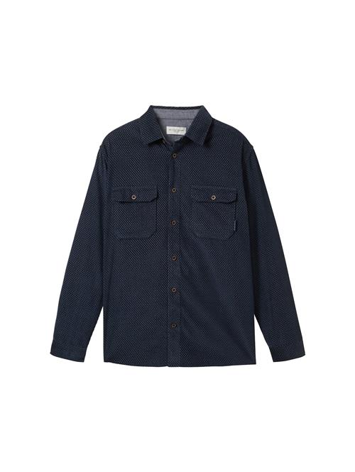 TOM TAILOR Skjorte  navy / grå