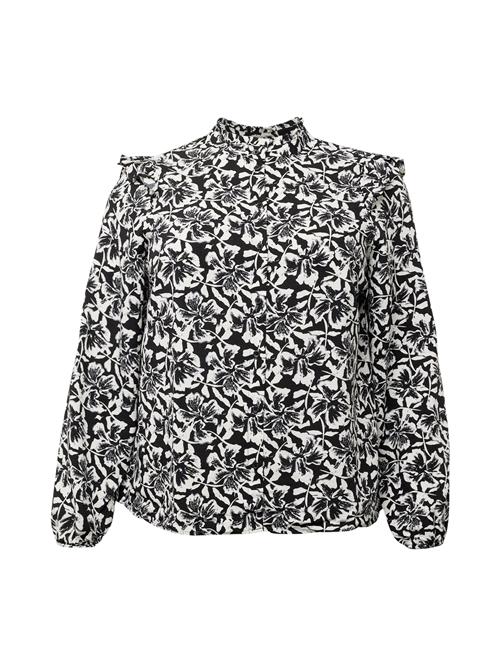 Vero Moda Curve Bluse 'SOPHIA'  sort / hvid