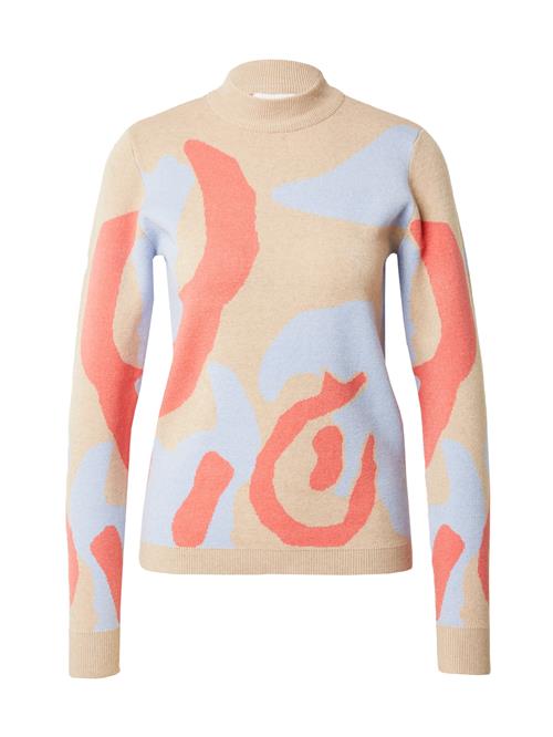 Se OBJECT Pullover 'RAY'  beige / lyseblå / orange ved About You