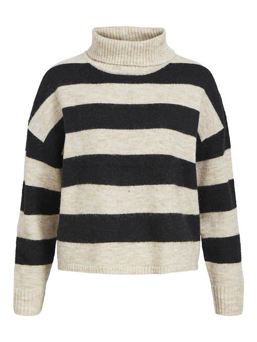 OBJECT Pullover 'Minna'  beige-meleret / sort