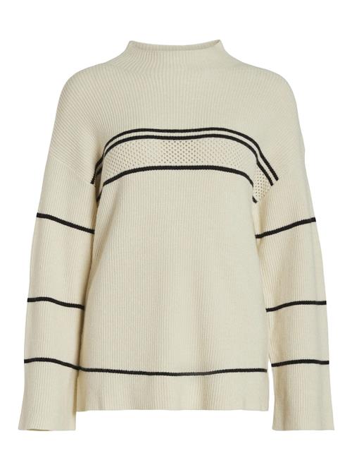 Se Vila Petite Pullover 'Ril'  beige / sort ved About You