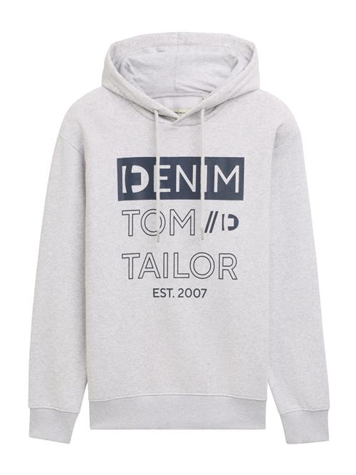 Se TOM TAILOR DENIM Sweatshirt  navy / lysegrå ved About You