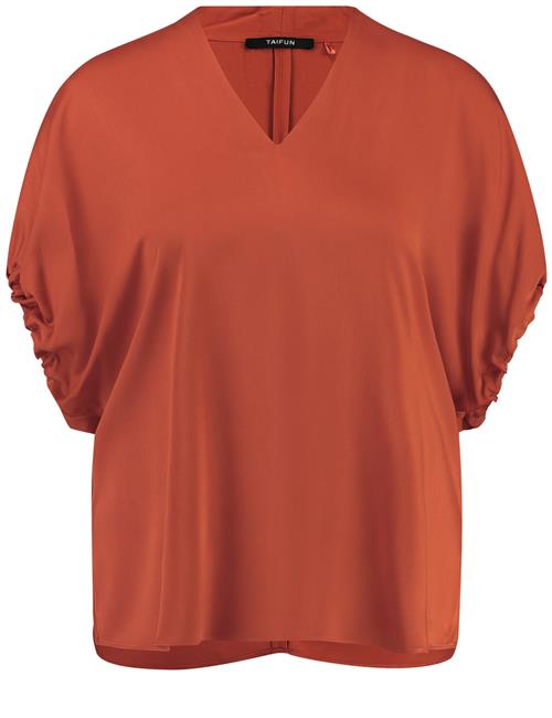 TAIFUN Bluse  rustbrun